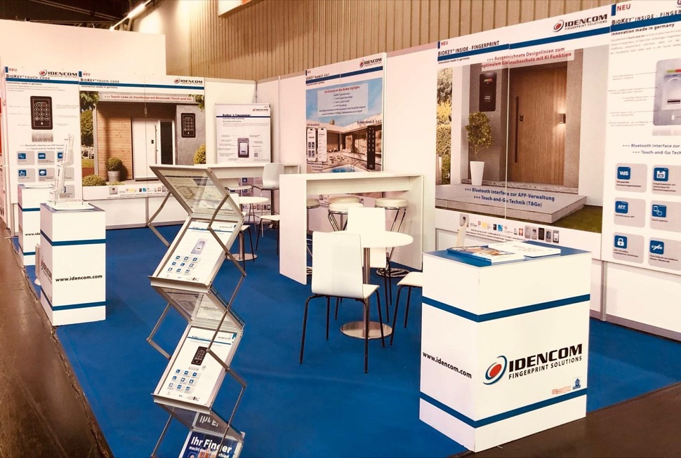 Idencom Messestand auf der Fensterbau Frontale 2024
